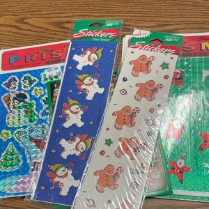 Vintage Christmas Stickers